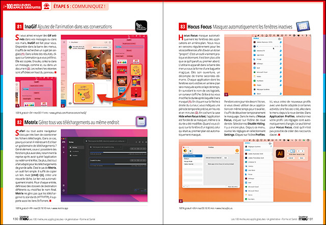 Compétence Mac 87 : Les 100 meilleures applis gratuites pour Mac • IA générative • Forme et Santé • Mac mini Compétence Mac 87 : Les 100 meilleures applis gratuites pour Mac • IA générative • Forme et Santé • Mac mini
