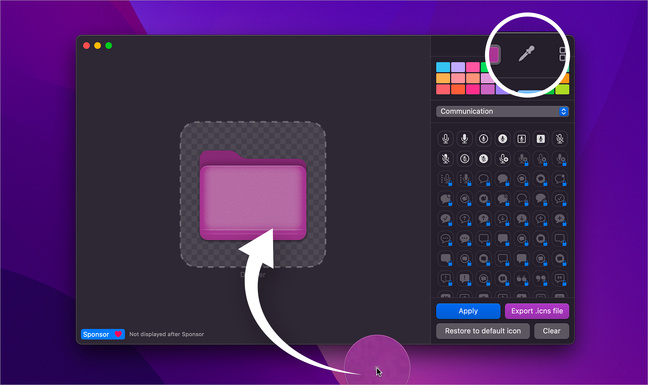 macOS • IconizeFolder, un nouvel outil de création d’icônes de dossier macOS • IconizeFolder, un nouvel outil de création d’icônes de dossier