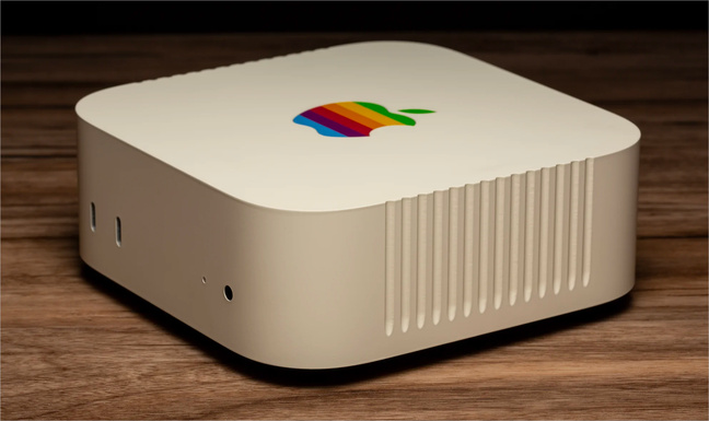 Vintage • ColorWare transforme le Mac mini M4 en ordinateur des années 80 Vintage • ColorWare transforme le Mac mini M4 en ordinateur des années 80