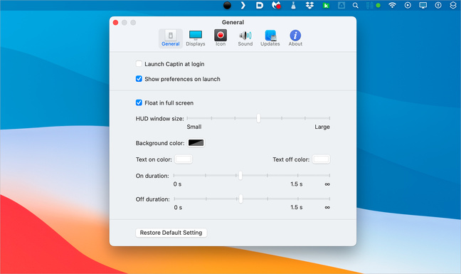 macOS • Une application pour indiquer l’état de verrouillage de la touche majuscules macOS • Une application pour indiquer l’état de verrouillage de la touche majuscules