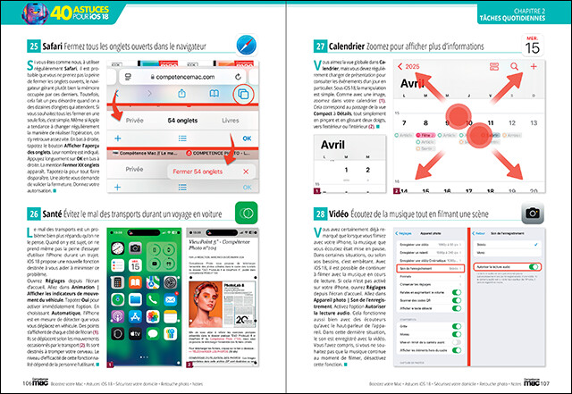 Compétence Mac 88 : Boostez votre Mac : nos solutions simples et rapides • 40 astuces pour iOS 18 • Surveillez votre domicile • Améliorez vos photos • Notes Compétence Mac 88 : Boostez votre Mac : nos solutions simples et rapides • 40 astuces pour iOS 18 • Surveillez votre domicile • Améliorez vos photos • Notes