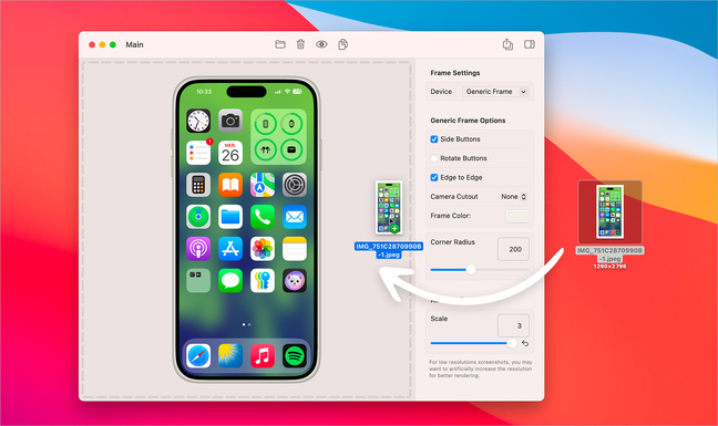 macOS • Créez des montages d’iPhone, de Mac et d’Apple Watch avec Framous macOS • Créez des montages d’iPhone, de Mac et d’Apple Watch avec Framous