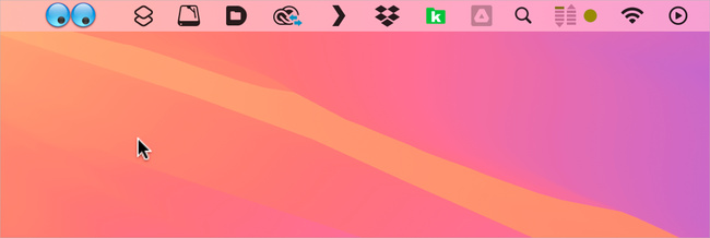 macOS • Quand la barre des menus fait les yeux doux à votre Mac