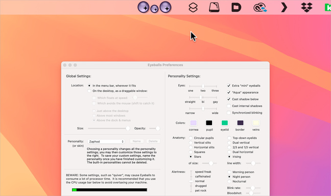 macOS • Quand la barre des menus fait les yeux doux à votre Mac