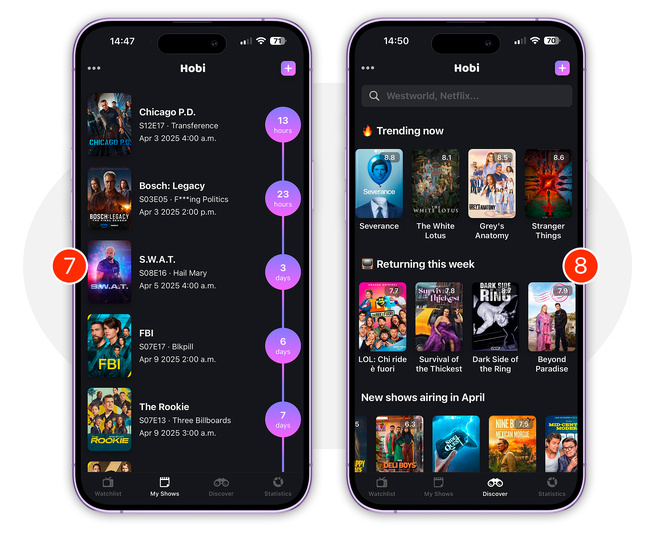 iOS • Hobi, une application pour suivre sans ses séries TV favorites se tromper iOS • Hobi, une application pour suivre sans ses séries TV favorites se tromper