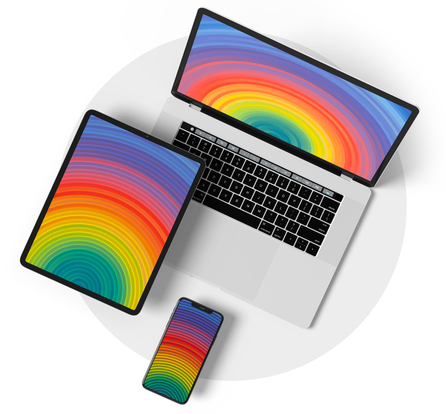 Fun • Trois fonds d’écran aux couleurs arc-en-ciel en hommage à la WWDC 2025