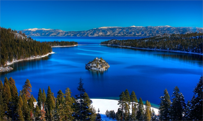 Emerald Bay, Lac Tahoe © Michael (2009). Emerald Bay, Lac Tahoe © Michael (2009).