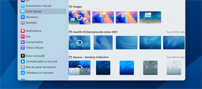 Pratique • Comment afficher à la suite les fonds d’écran d’un dossier sur Mac Pratique • Comment afficher à la suite les fonds d’écran d’un dossier sur Mac