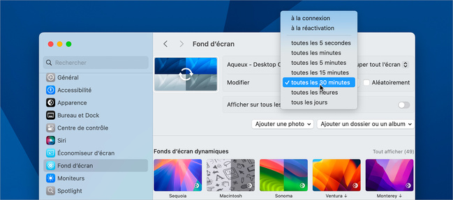 Pratique • Comment afficher à la suite les fonds d’écran d’un dossier sur Mac