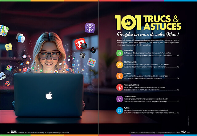 Compétence Mac 89 : 101 astuces pour profiter de votre Mac • Naviguez anonymement • Nettoyez votre iPhone • Les gadgets de l’été Compétence Mac 89 : 101 astuces pour profiter de votre Mac • Naviguez anonymement • Nettoyez votre iPhone • Les gadgets de l’été