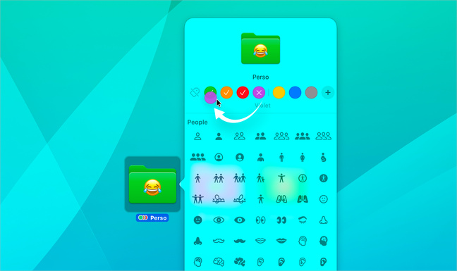 Pratique • Personnalisez une icône de dossier avec macOS 26 Tahoe Pratique • Personnalisez une icône de dossier avec macOS 26 Tahoe