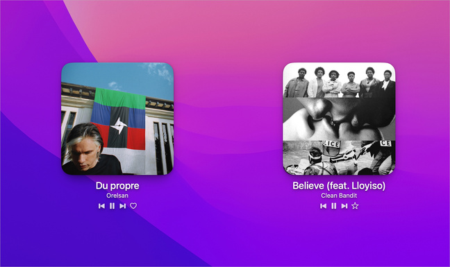 macOS • D’un clic, prenez le contrôle d’Apple Music et de Spotify avec Sleeve