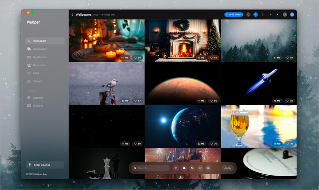 macOS • Donnez vie à votre bureau avec des fonds d’écran animés en 4k