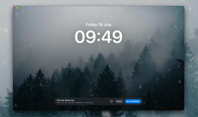 macOS • Donnez vie à votre bureau avec des fonds d’écran animés en 4k