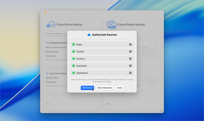 macOS • Parachute Backup, l’application qui sauvegarde vos données iCloud