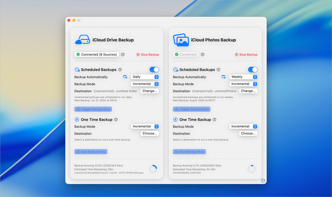 macOS • Parachute Backup, l’application qui sauvegarde vos données iCloud macOS • Parachute Backup, l’application qui sauvegarde vos données iCloud