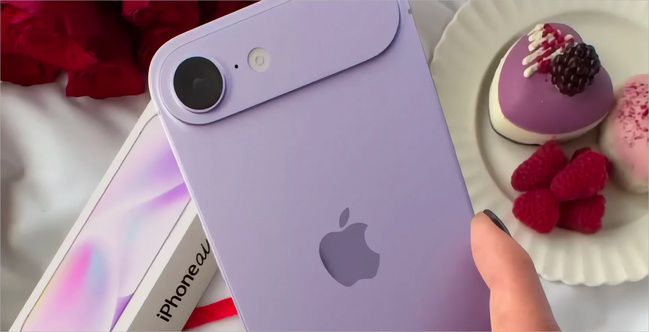 Concept d’iPhone 17 Air. Création © WEIS Studio.