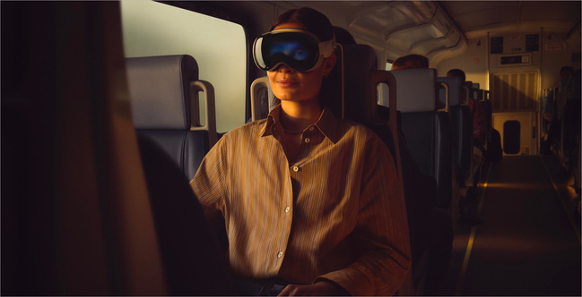Apple Vision Pro. Photo © Apple, Inc. Apple Vision Pro. Photo © Apple, Inc.