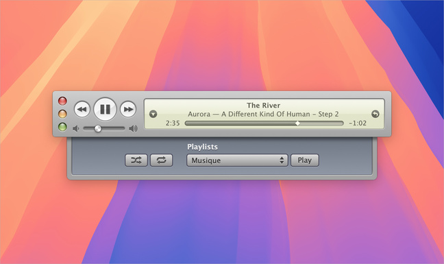 macOS • Écoutez votre musique avec nostalgie et avec une réplique d’iTunes