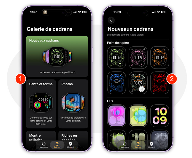 Apple Watch • Comment installer les nouveaux cadrans livrés avec watchOS 26 ?