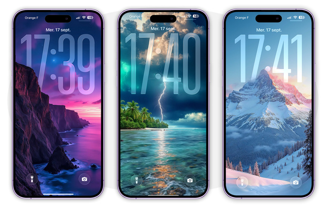 Fun • Des fonds d’écran avec effet de profondeur, parfaits pour votre iPhone