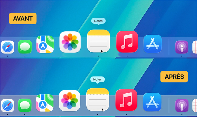 Liquid Glass • Comment atténuer les effets de transparence sous macOS 26 et iOS 26