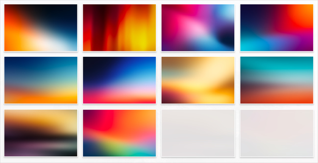 Fun • Une tonne de dégradés en guise de fonds d’écran pour Mac, iPhone et iPad