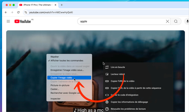 Pratique • Comment réaliser une capture d’écran de qualité d’après une vidéo YouTube