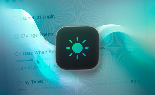 macOS • Basculez dans le mode sombre selon la luminosité qui vous environne