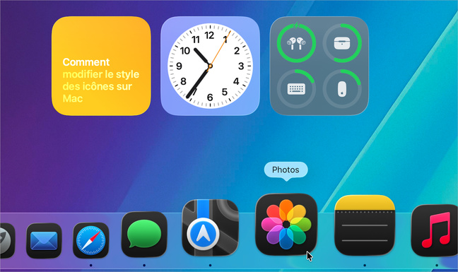 Pratique • Modifiez l’apparence des icônes et des widgets sous macOS 26