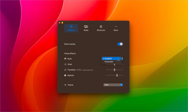 macOS • Monocle vous aide à vous concentrer en restant dans le flou macOS • Monocle vous aide à vous concentrer en restant dans le flou