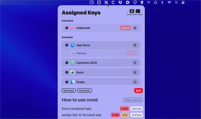 macOS • Un outil simple et gratuit pour naviguer entre vos applications
