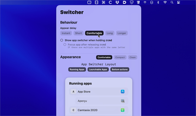 macOS • Un outil simple et gratuit pour naviguer entre vos applications macOS • Un outil simple et gratuit pour naviguer entre vos applications