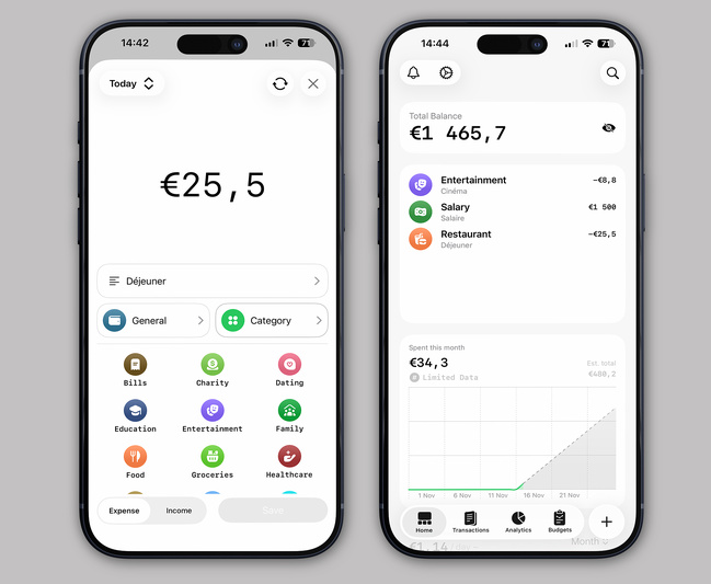 iOS • Gérez gratuitement et simplement votre budget depuis l’iPhone iOS • Gérez gratuitement et simplement votre budget depuis l’iPhone