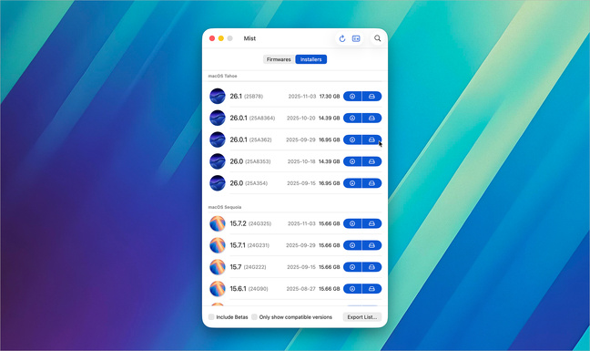 Système • Où trouver les différentes versions des installateurs de macOS ?