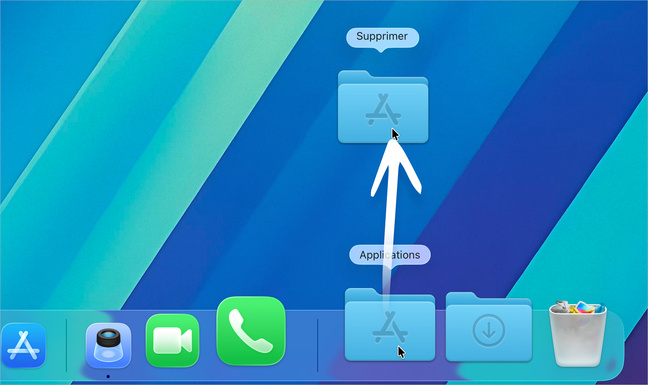 macOS 26 • Plus de Launchpad ? Ajoutez le dossier Applications dans le dock !