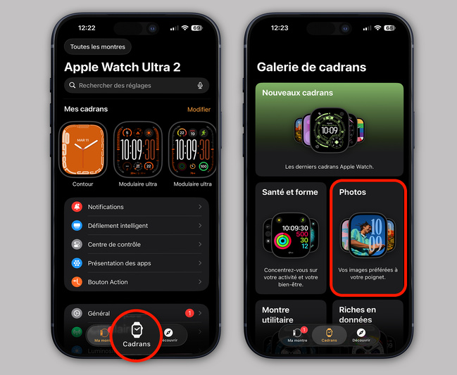 Apple Watch • Est-il possible d’ajouter un fond d’écran à votre montre ?