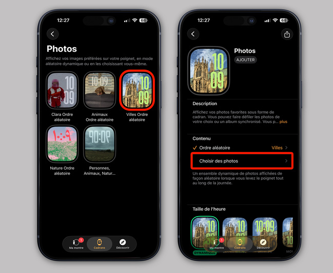 Apple Watch • Est-il possible d’ajouter un fond d’écran à votre montre ?