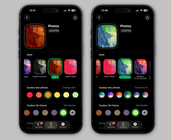 Apple Watch • Est-il possible d’ajouter un fond d’écran à votre montre ?