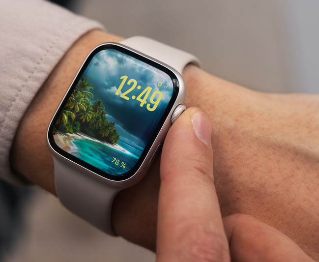 Apple Watch • Est-il possible d’ajouter un fond d’écran à votre montre ?
