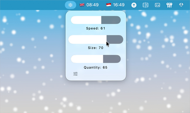 macOS • Pas de neige en vue pour Noël ? Ajoutez-en à l’écran de votre Mac !