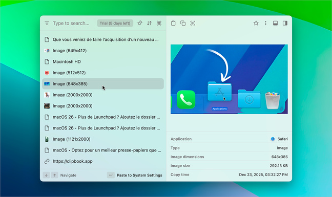 macOS • Optez pour un meilleur presse-papiers que celui proposé par macOS 26