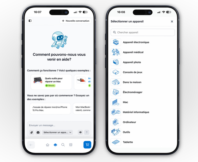 iOS • iFixit publie sa nouvelle application de réparation avec 125 000 manuels et de l’IA iOS • iFixit publie sa nouvelle application de réparation avec 125 000 manuels et de l’IA