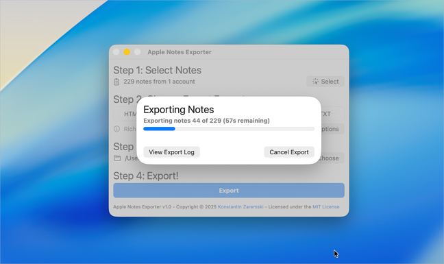 macOS • Exportez vos notes sous plusieurs formats en conservant leur organisation macOS • Exportez vos notes sous plusieurs formats en conservant leur organisation
