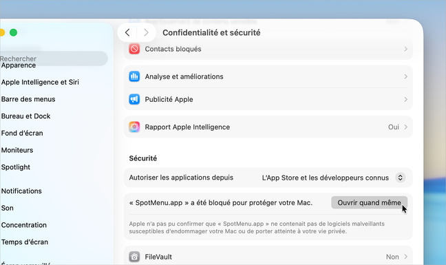 macOS • Comment forcer l’ouverture d’une application quand le système le refuse ?