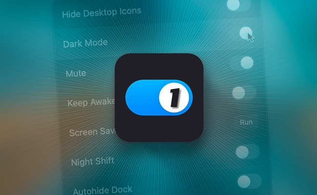 macOS • Activez et désactivez des réglages système d’un clic avec 1Setter