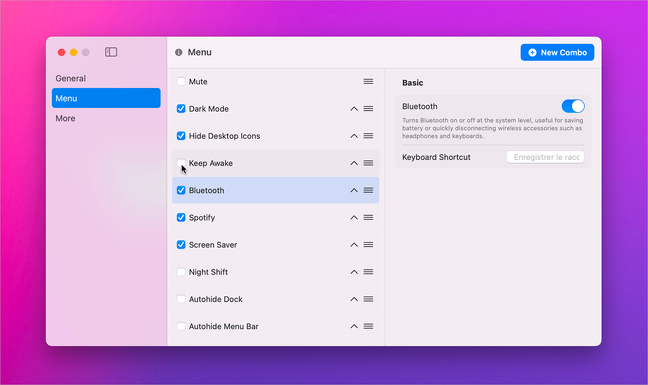 macOS • Activez et désactivez des réglages système d’un clic avec 1Setter