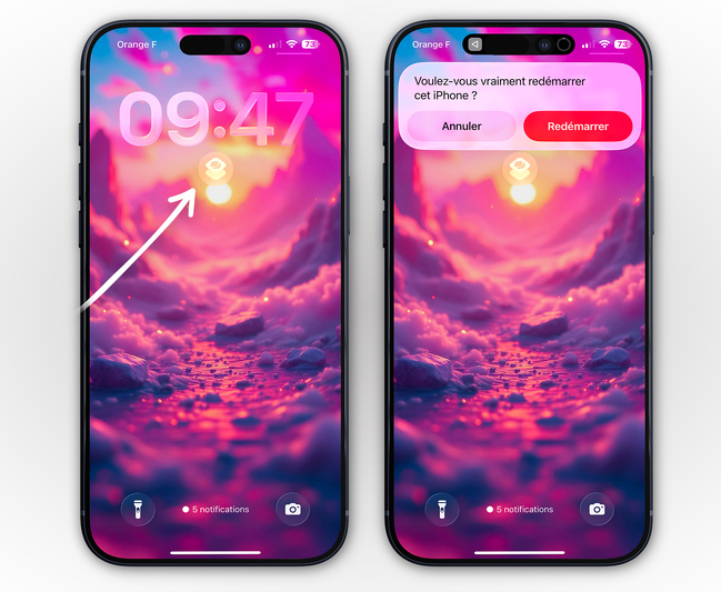 iOS • Ajoutez facilement un bouton de redémarrage sur l’écran de l’iPhone iOS • Ajoutez facilement un bouton de redémarrage sur l’écran de l’iPhone