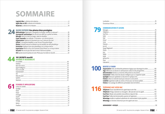 Compétence Mac 92 : 101 Secrets macOS • Boostez le Finder • Téléphonez avec votre Mac • Vos photos bien protégées