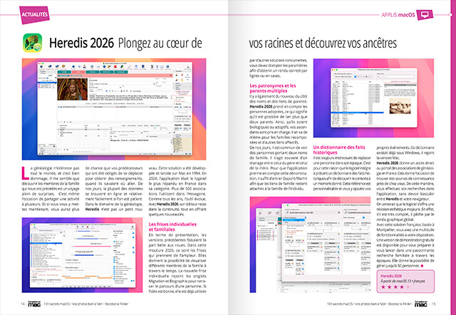 Compétence Mac 92 : 101 Secrets macOS • Boostez le Finder • Téléphonez avec votre Mac • Vos photos bien protégées